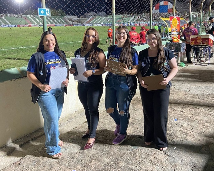 Procon Municipal de Sousa realiza fiscalização no jogo entre Sousa e Altos-PI, pela Copa do Nordeste 